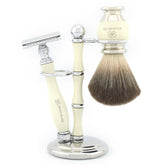 OBH Shaving Range Double Edge Safety Razor for Men - Black Synthetic